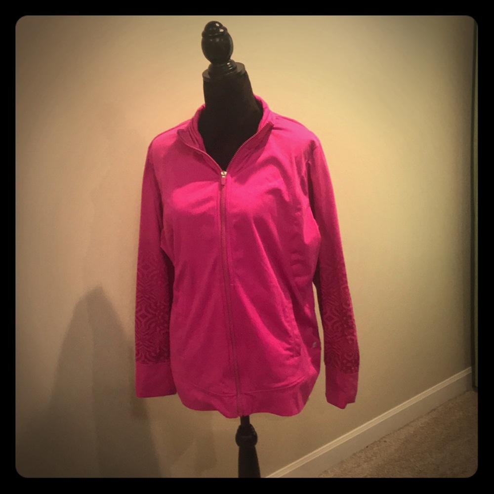 Energy zone zip-up workout jacket.